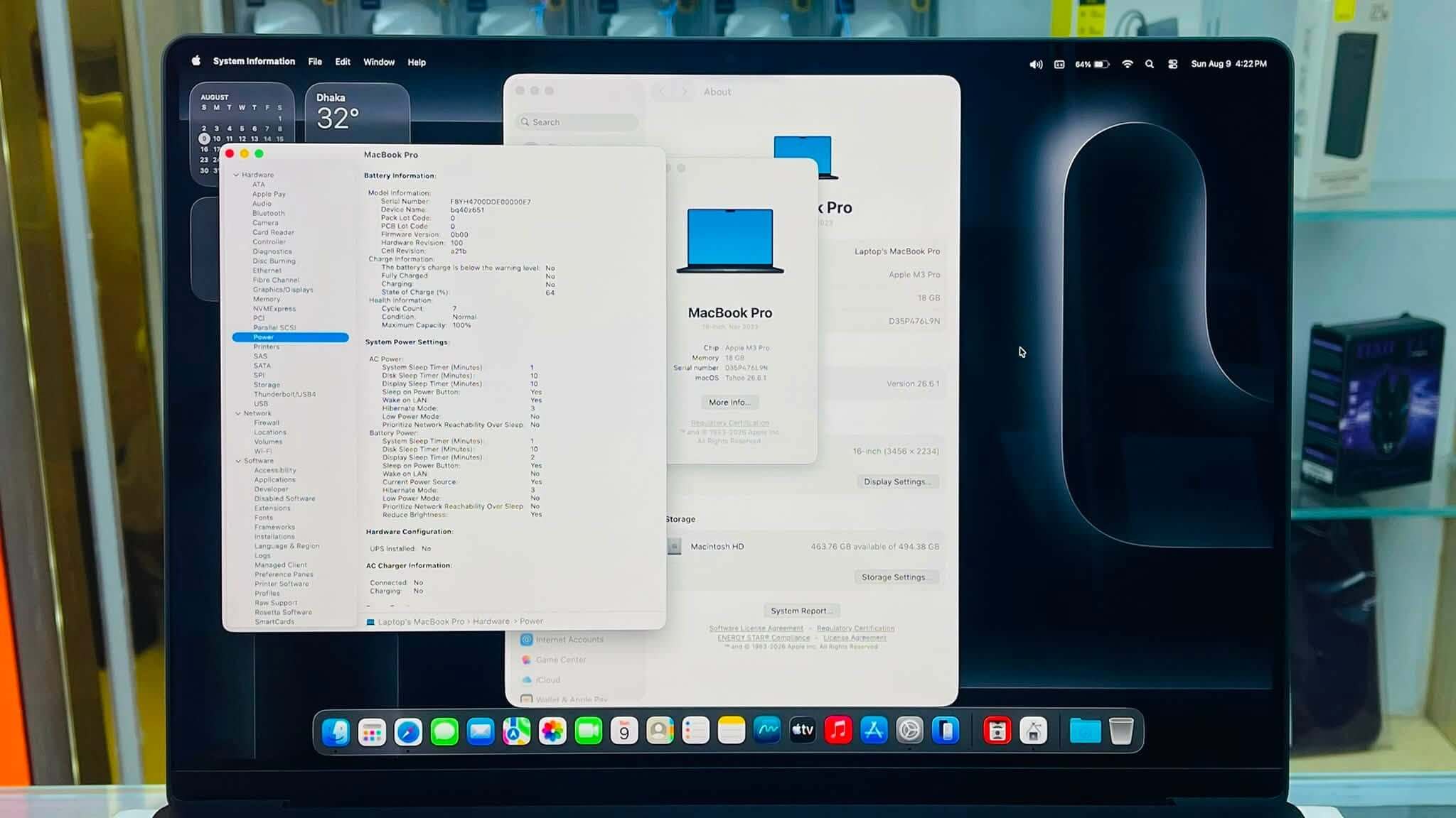 MacBook Pro M3 Pro (16-inch, 2023) 18GB 512GB