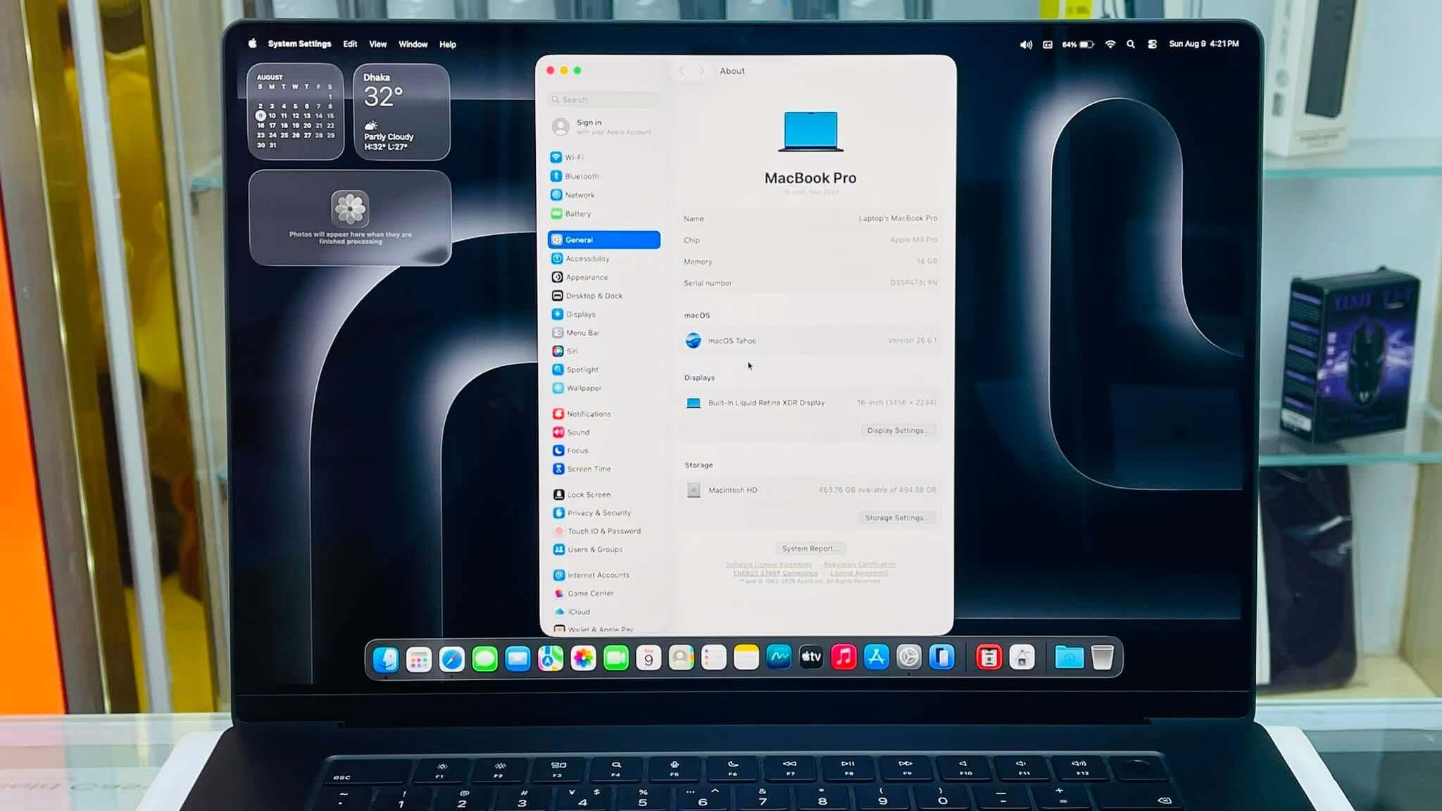 MacBook Pro M3 Pro (16-inch, 2023) 18GB 512GB